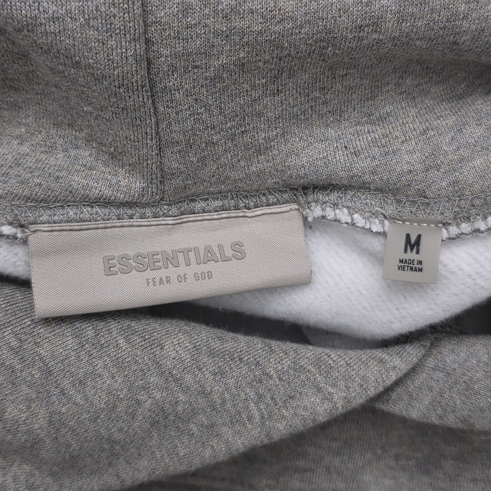 Essentials Dark Oatmeal Hoodie Unisex - Picture 4 of 16